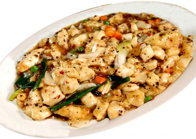 Stir-fried Chicken with Black Bean Sauce <span style="color: #ff0000;">*</span>