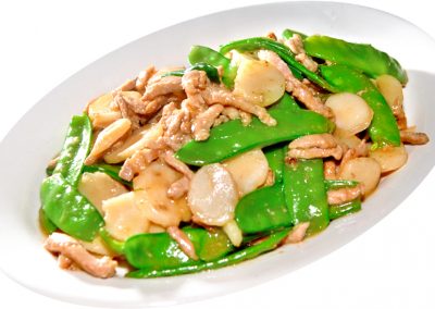 Stir-fried Pork with Peapods